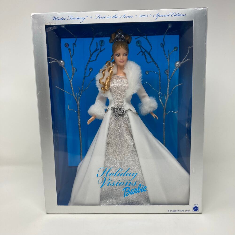2003 Holiday Visions Barbie – Winter Fantasy Special Edition Blonde – NIB NRFB